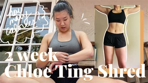 how many calories does chloe ting 2 week shred burn|2 week shred results reddit.